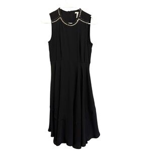 2/$30 H&M - Black Gold Embellished Sleeveless Midi Dress - 6